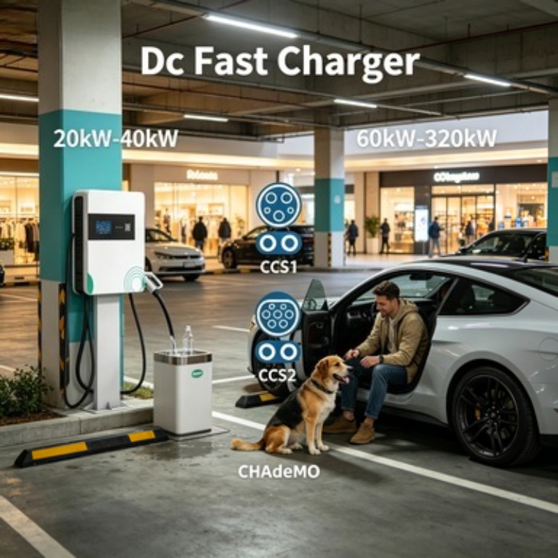 22Kw Wallbox Type 2 Ocpp Rfid - Зарядная станция для электромобилей переменного тока