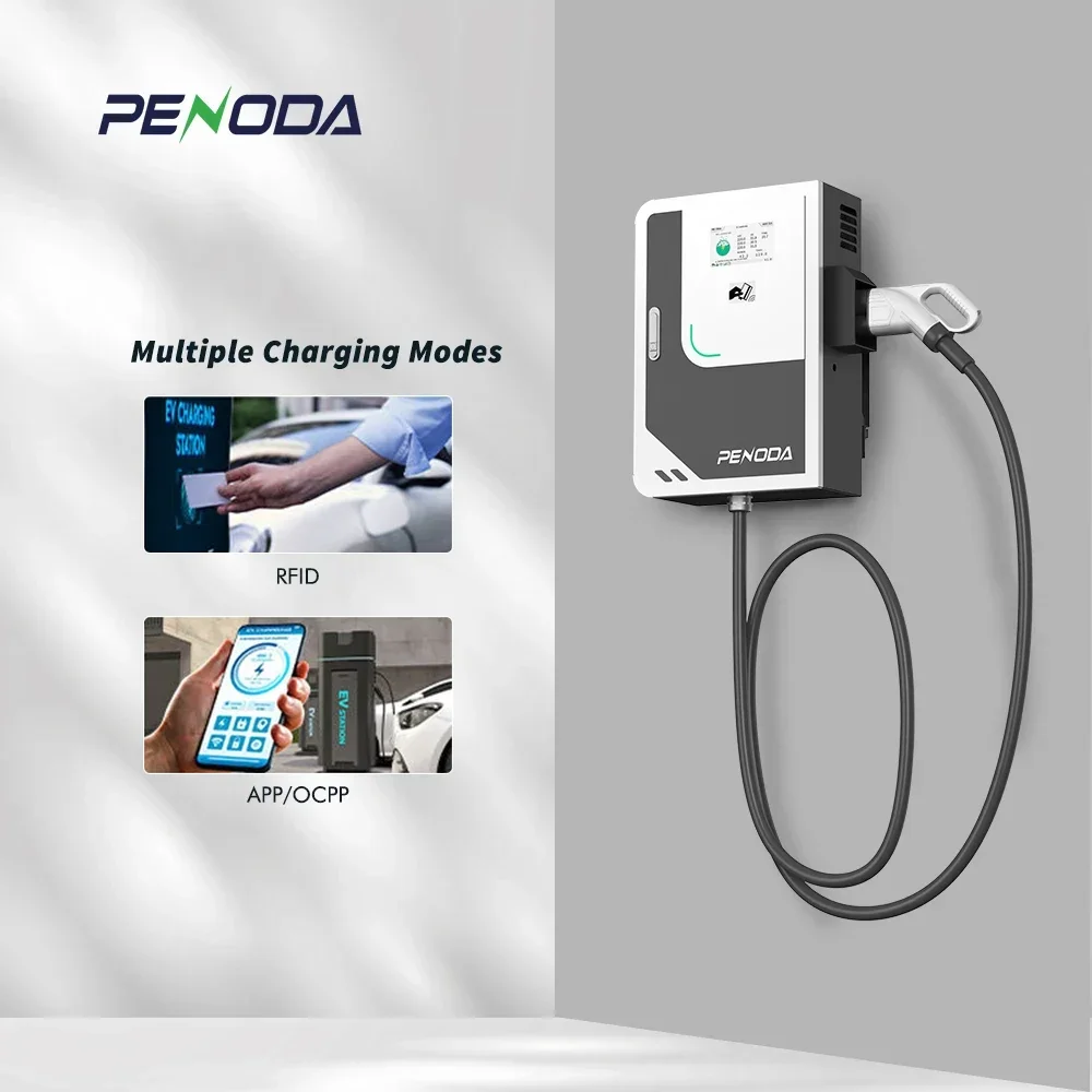 Зарядная станция PENODA 30кВт  – обзор и цена Dc Fast Charger 30Kw Wallbox Commercial