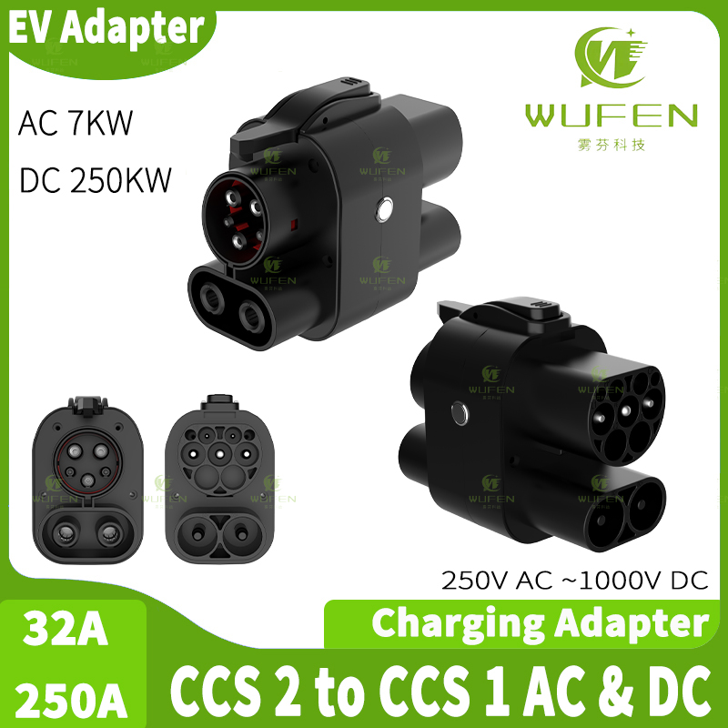WUFEN Адаптер переменного и по – обзор и цена Ccs2 To Ccs1 Fast Charge Adapter 250Kw