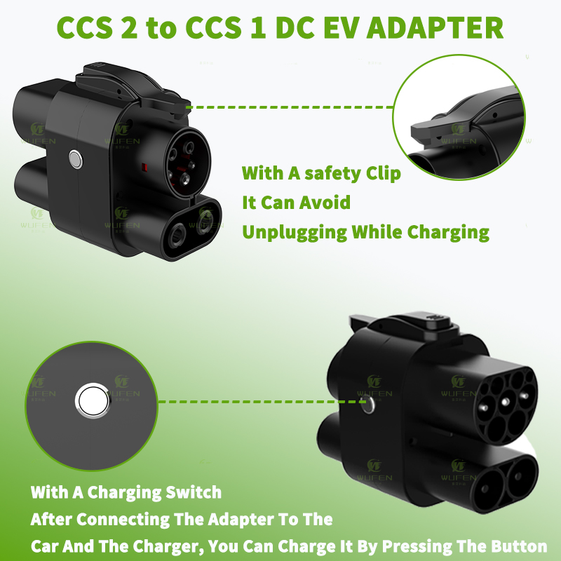 WUFEN CCS2 to CCS1 250A Адапте – обзор и цена Ccs2 To Ccs1 Fast Charge Adapter 250Kw