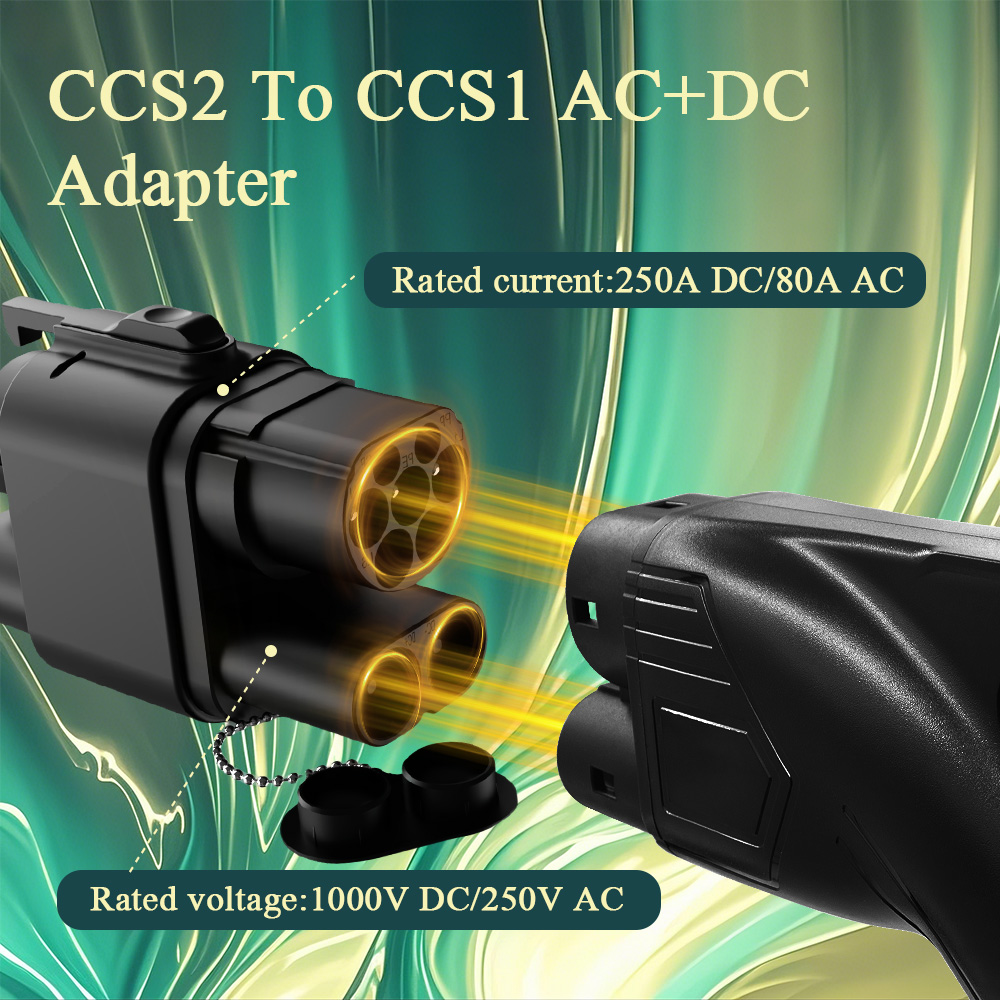 Kolanky 250KW DC+AC от CCS2 За – обзор и цена Ccs2 To Ccs1 Fast Charge Adapter 250Kw