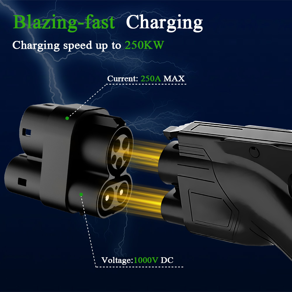 Kolanky CCS1 to CCS2 EV DC 100 – обзор и цена Ccs2 To Ccs1 Fast Charge Adapter 250Kw
