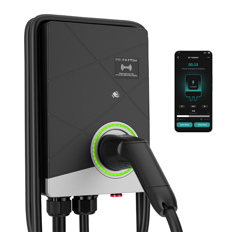 Трехфазная умная зарядная стан – обзор и цена 22Kw Wallbox Type 2 Ocpp Rfid