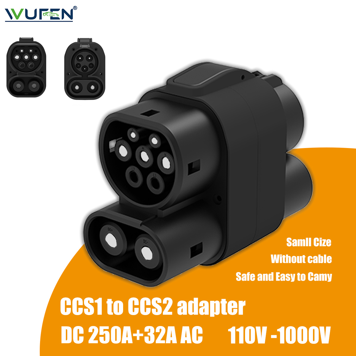 Зарядное устройство WUFEN 250A – обзор и цена Ccs2 To Ccs1 Fast Charge Adapter 250Kw