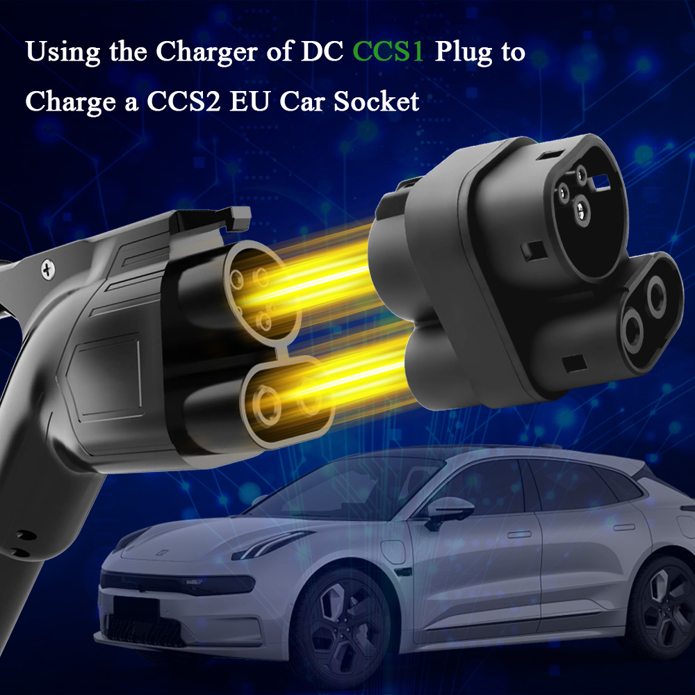 Kolanky 250A CCS1 к CCS2 EV ад – обзор и цена Ccs2 To Ccs1 Fast Charge Adapter 250Kw