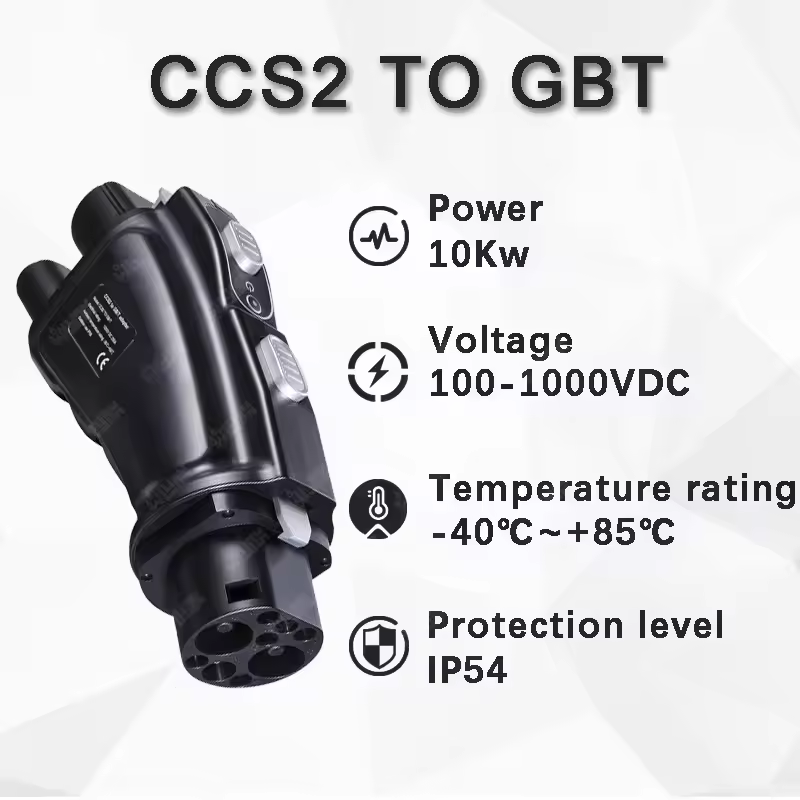 Адаптер DC CCS2 на GB/T Combo  – обзор и цена Gb/T To Ccs2 200A Fast Charging Adapter