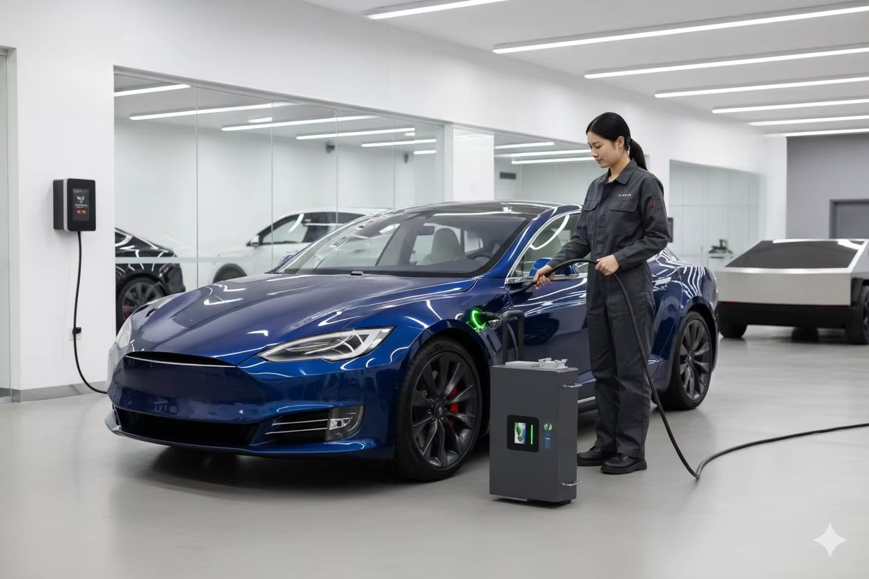 Портативное зарядное устройств – обзор и цена Portable Dc Fast Charger 20Kw Ccs2