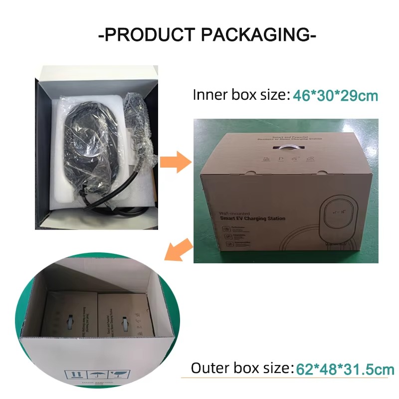 Настенная зарядная станция для – обзор и цена 22Kw Wallbox Type 2 Ocpp Rfid
